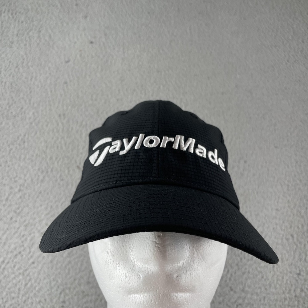 TaylorMade TP5 M3 Hat Cap Strap Back Mens One Size Black Mesh Golf Performance